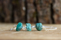 Raw Emerald Bracelet