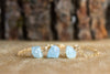 Raw Aquamarine Bracelet