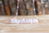 Rose Quartz Bar Necklace