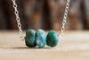 Raw Emerald Necklace