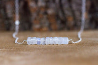 Moonstone Bar Necklace