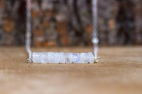 Moonstone Bar Necklace