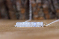 Moonstone Bar Necklace