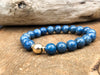 Lapis Lazuli Stacking Mala Bracelet