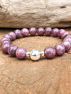 Charming Lepidolite Stone Bracelet