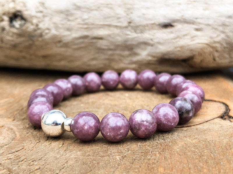 Charming Lepidolite Stone Bracelet