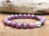 Charming Lepidolite Stone Bracelet