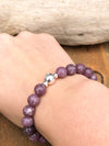 Charming Lepidolite Stone Bracelet