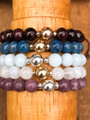 Lapis Lazuli Stacking Mala Bracelet