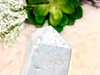 Blue Aragonite Point 145mm IN