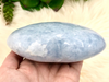 Extra Large Blue Calcite Heart 117mm IV - Anxiety Stone - Throat Chakra Stone