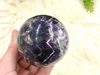 Chevron Amethyst Free-Standing Sphere 61mm JL - Third Eye & Crown Chakra