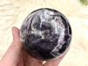 Chevron Amethyst Free-Standing Sphere 61mm JL - Third Eye & Crown Chakra