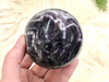 Chevron Amethyst Free-Standing Sphere 61mm JL - Third Eye & Crown Chakra