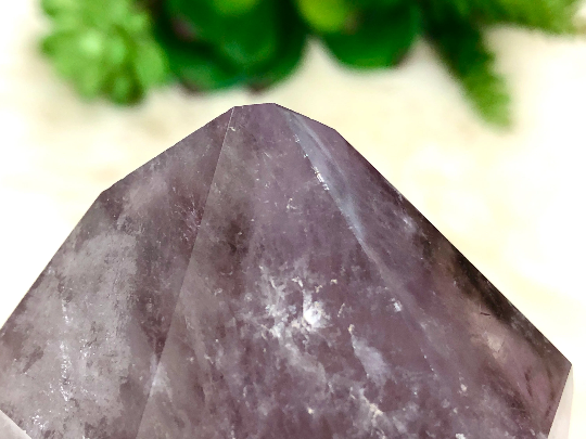 Amethyst Point with Smoky Phantom 60mm JR