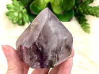 Amethyst Point with Smoky Phantom 60mm JR