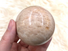 Peach Moonstone Sphere 56mm JV - Heart Chakra & Solar Plexus Chakra