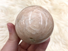 Peach Moonstone Sphere 56mm JV - Heart Chakra & Solar Plexus Chakra