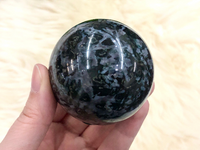 Indigo Gabbro Mystic Merlinite Crystal Sphere 56mm JW