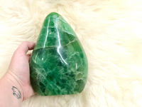 Large Green Fluorite Free Form 163mm JY