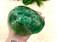 Large Green Fluorite Free Form 163mm JY