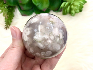 Flower Agate Sphere 54mm KD