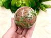 Unakite Sphere 56mm KN - Heart Chakra Stone