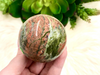 Unakite Sphere 56mm KN - Heart Chakra Stone