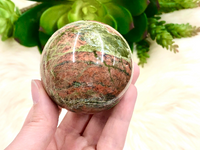 Unakite Sphere 56mm KN - Heart Chakra Stone