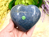 Lazulite Crystal Stone Heart 90mm KZ