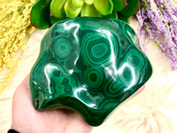 Real Malachite Stone Crystal Freeform 138mm LA - Heart Chakra Crystal