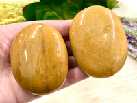 Yellow Jasper Palmstones - Solar Plexus Chakra Stone