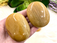 Yellow Jasper Palmstones - Solar Plexus Chakra Stone