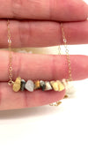 Crazy Lace Agate Bar Necklace