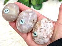 Flower Agate Palmstones