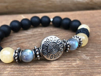 Diffuser Bracelet with Black Onyx