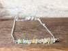 Raw Opal Bar Necklace
