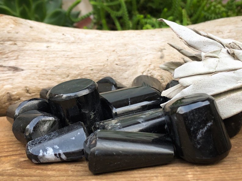 Tumbled Black Tourmaline Stone