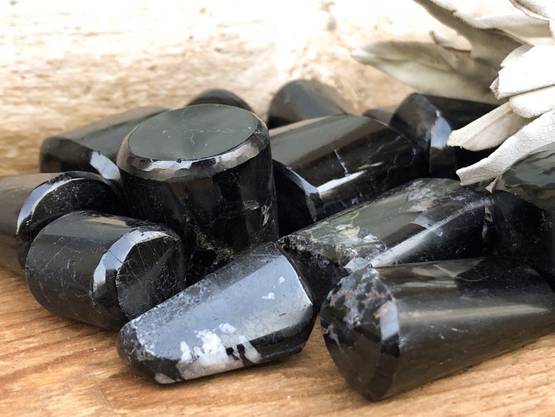 Tumbled Black Tourmaline Stone