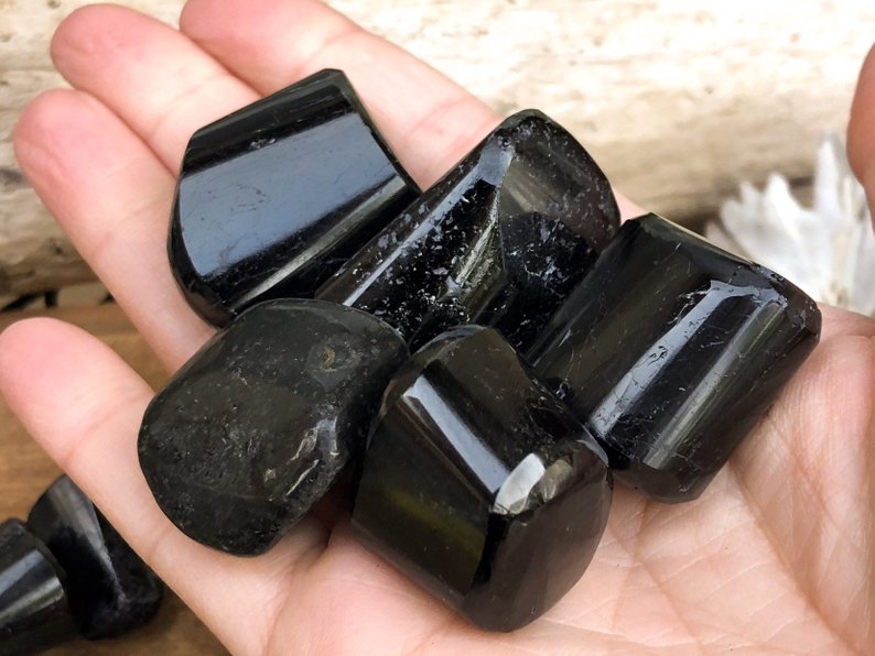 Tumbled Black Tourmaline Stone