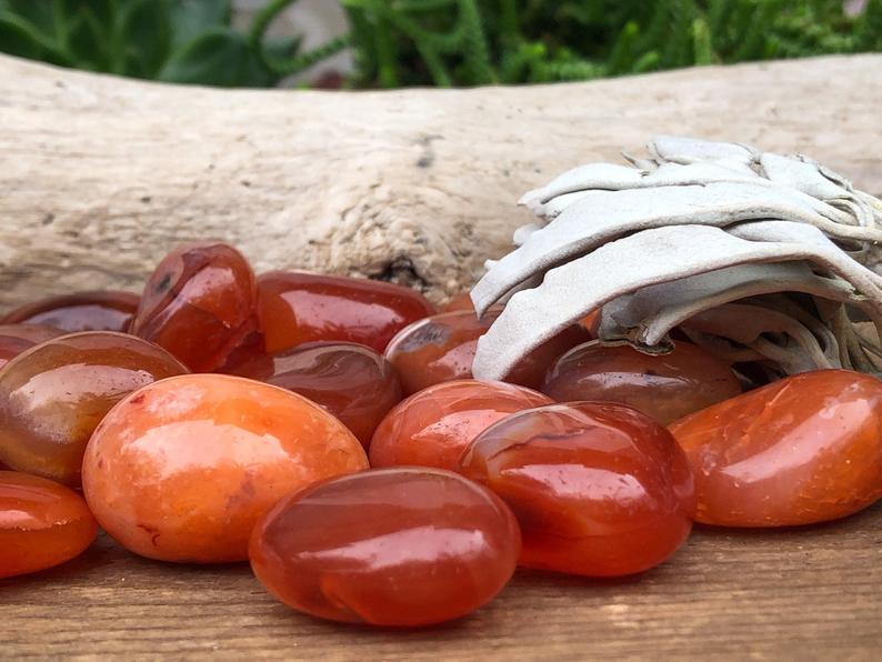 Tumbled Carnelian Crystal