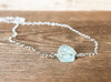 Raw Crystal Aquamarine Bracelet