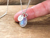 Rainbow Moonstone Pendant Necklace