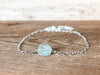 Raw Crystal Aquamarine Bracelet