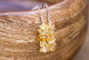 Raw and Rough Citrine Earrings - Gift for Scorpio