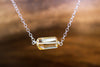 Faceted Citrine November Birthstone Necklace By Moon Lotus Crystals