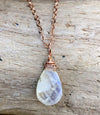 Real Moonstone Necklace By Moon Lotus Crystals