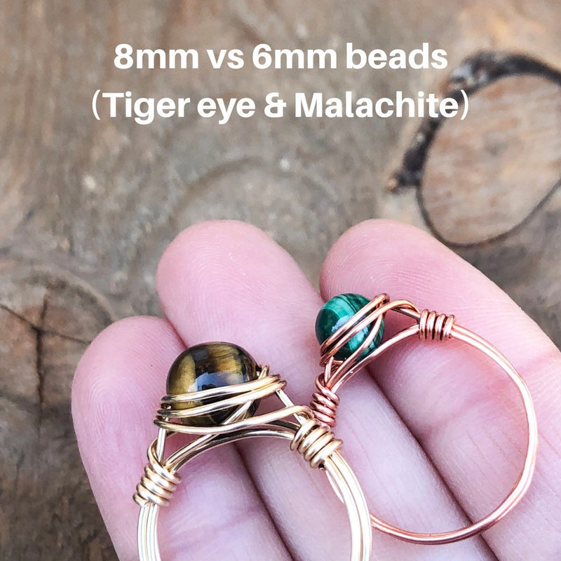 Tiger Eye Stone Ring