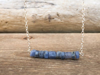 Raw Sapphire Necklace