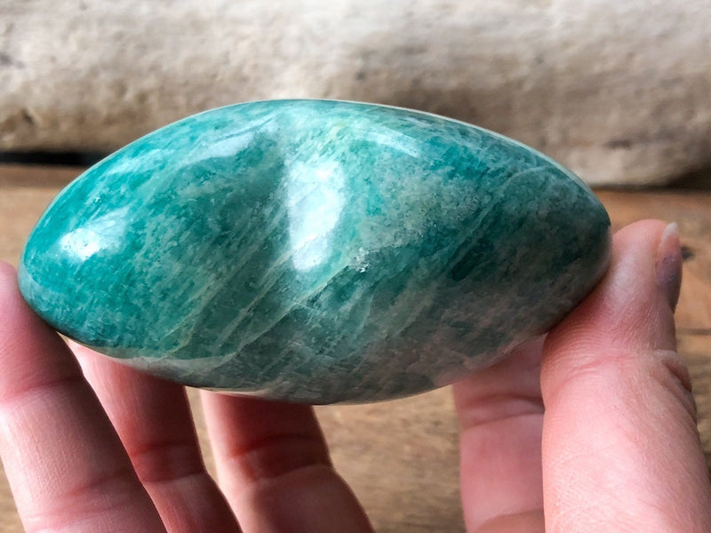 Amazonite Heart 75mm - Green Heart Chakra Stone